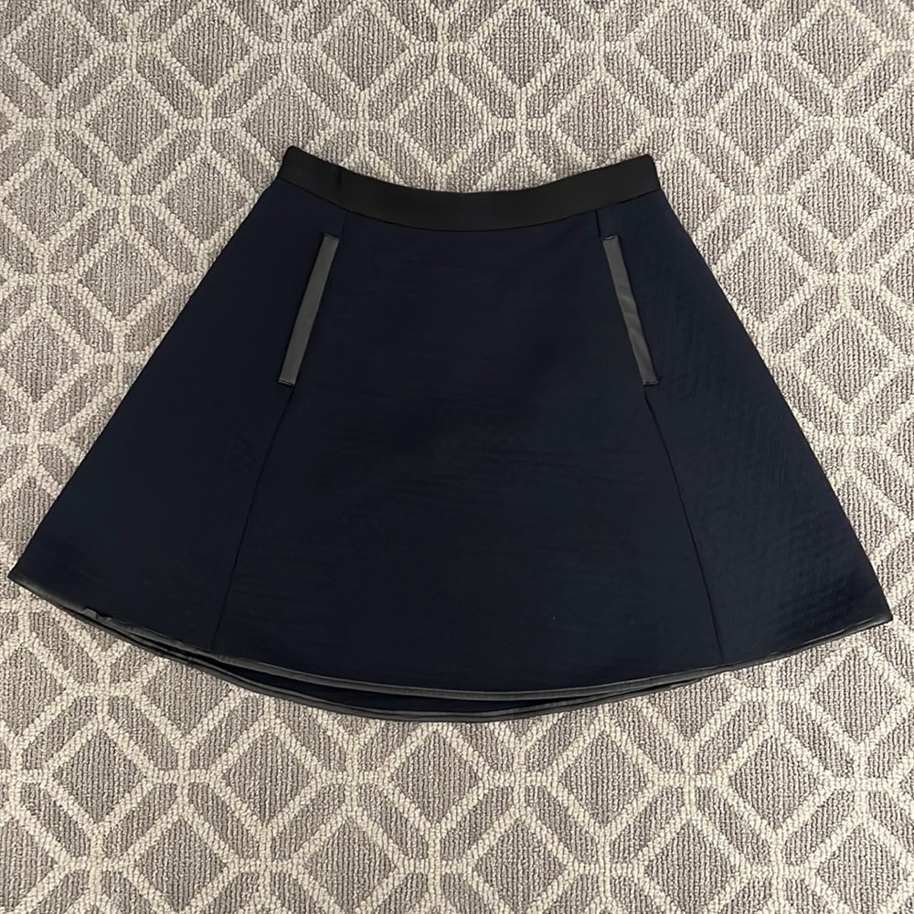 Navy Madewell skater skirt